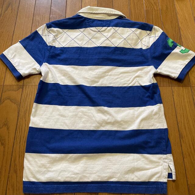 POLO RALPH LAUREN(ポロラルフローレン)のラルフローレン ボーダー ポロシャツ 10-12 キッズ/ベビー/マタニティのキッズ服男の子用(90cm~)(Tシャツ/カットソー)の商品写真