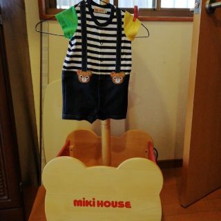 ミキハウス(mikihouse)のけんじくん専用♥️プッチーロンパース70㎝♥️(ロンパース)