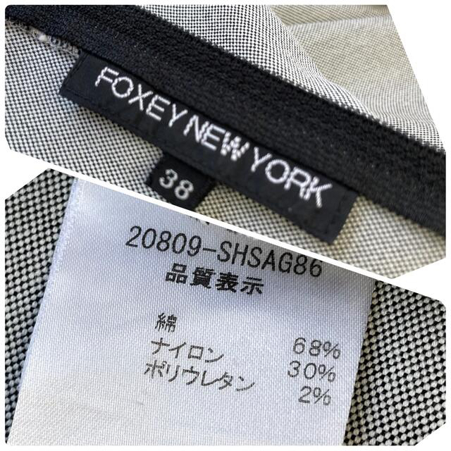 foxey  new york★グレー ワンピース  ご自宅手洗い可能！38