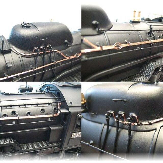 D51 324形 蒸気機関車 門デフ 1/42 Detail Up ＯＪゲージ 3