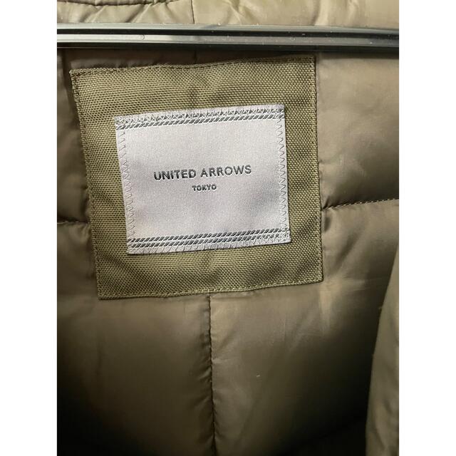 UNITED ARROWS(ユナイテッドアローズ)のUnited Arrowsダウンジャケットダウンコートユナイテッドアローズカーキ メンズのジャケット/アウター(ダウンジャケット)の商品写真