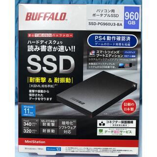 Buffalo - バッファロー ポータブル SSD BUFFALO SSD-PG960U3-BA