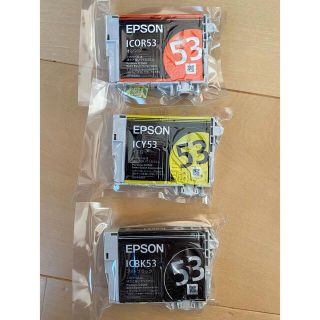 エプソン(EPSON)のEPSON インク　53 フォトブラック/イエロー/オレンジ(オフィス用品一般)