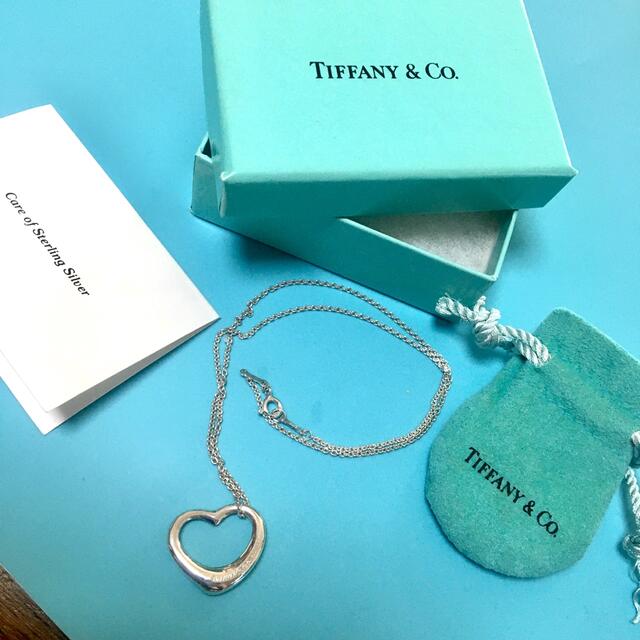 《人気》Tiffany & Co ネックレス オープンハート シルバー925