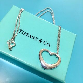 TIFFANY&Co. ティファニー オープンハート ネックレス シルバー925