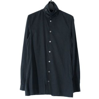 アンドゥムルメステール(Ann Demeulemeester)のアンドゥムルメステール ダブルチンストラップロングスリーブシャツ(シャツ)