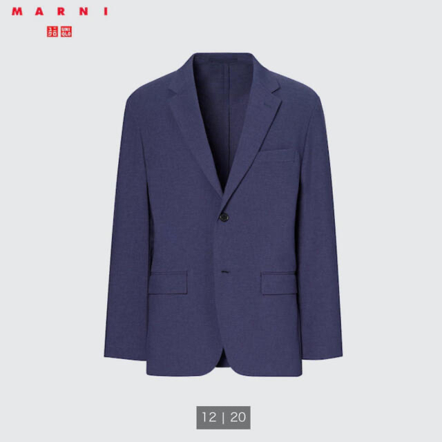 UNIQLO(ユニクロ)のMarni Uniqlo Jacket Large 新品 定価以下 メンズのジャケット/アウター(テーラードジャケット)の商品写真
