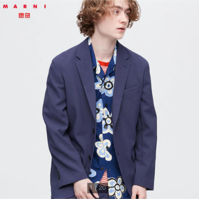 UNIQLO(ユニクロ)のMarni Uniqlo Jacket Large 新品 定価以下 メンズのジャケット/アウター(テーラードジャケット)の商品写真