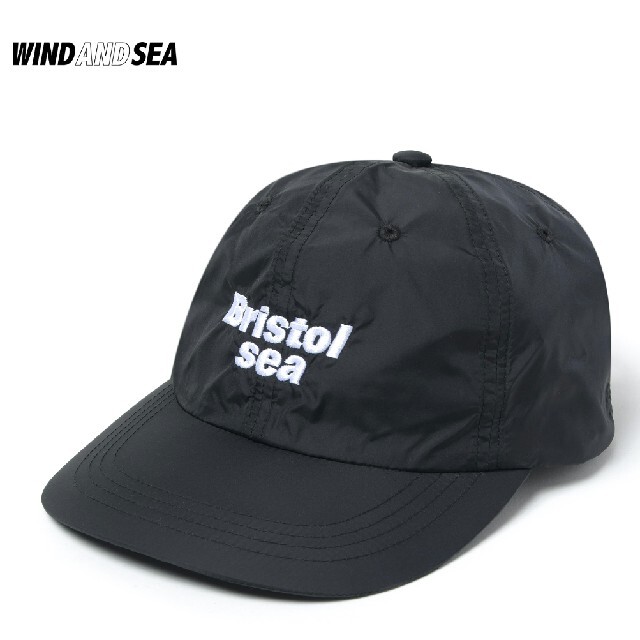 メンズF.C.Real Bristol WIND AND SEA CAP BLACK