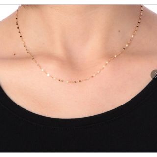ココシュニック フラワークロスチェーンネックレス k18