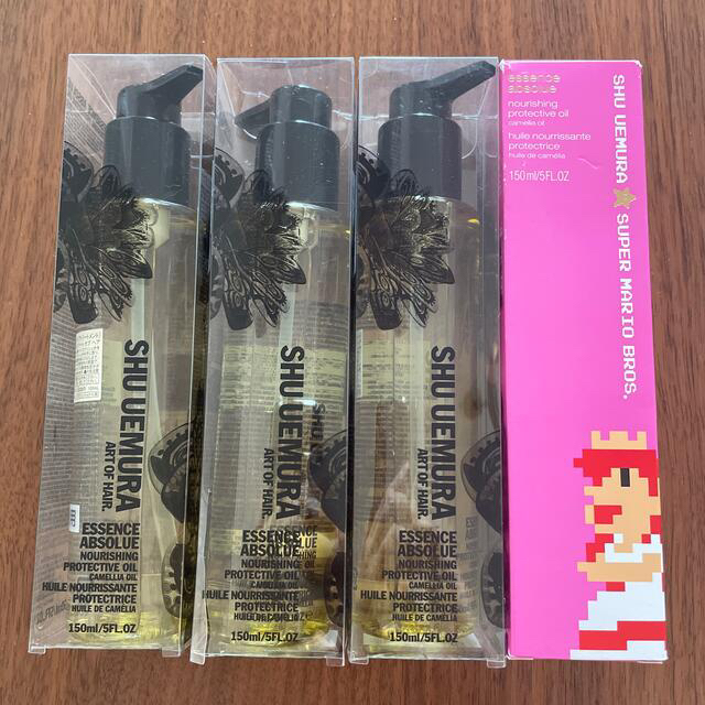 shu uemura(シュウウエムラ)の【新品4本セット】エッセンス アプソリュ シュウ ウエムラ アート オブ ヘア コスメ/美容のヘアケア/スタイリング(トリートメント)の商品写真