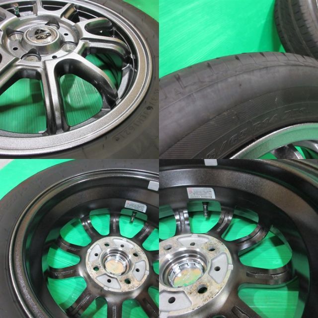 N-BOX 155/65R14 2021年バリ山夏タイヤ タント ミライース 7