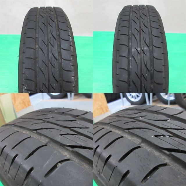 N-BOX 155/65R14 2021年バリ山夏タイヤ タント ミライース 8