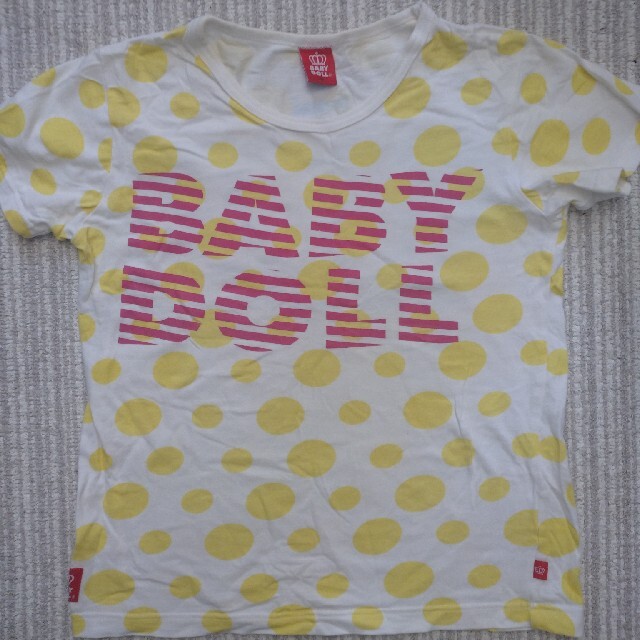 BABYDOLL(ベビードール)のBABY DOLL  Tシャツsサイズ キッズ/ベビー/マタニティのキッズ服女の子用(90cm~)(Tシャツ/カットソー)の商品写真