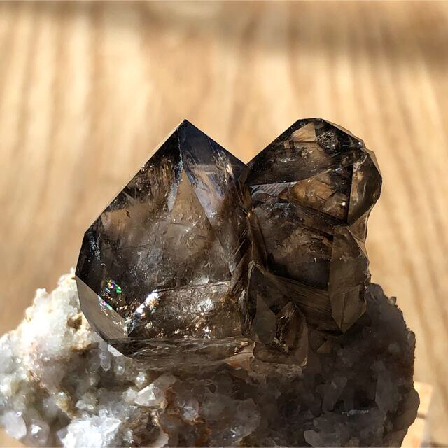 鉱物標本　スモーキークォーツ　原石 インテリア/住まい/日用品のインテリア小物(置物)の商品写真