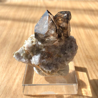 鉱物標本　スモーキークォーツ　原石(置物)
