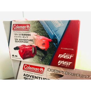 【美品】コールマン『アドベンチャークイックベッド&ポンプ』車