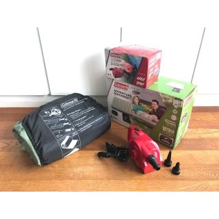【美品】コールマン『アドベンチャークイックベッド&ポンプ』車