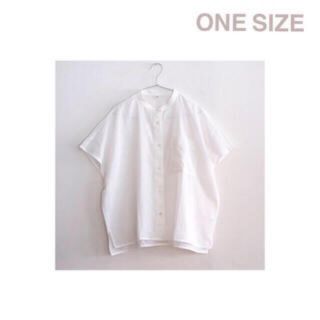 ムジルシリョウヒン(MUJI (無印良品))の無印良品　one size  インド綿強燃ブラウス(シャツ/ブラウス(半袖/袖なし))