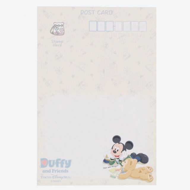 Disney(ディズニー)のダッフィーのワンダフルヴォヤッジ ディズニーシー　 ポストカード　セット エンタメ/ホビーのおもちゃ/ぬいぐるみ(キャラクターグッズ)の商品写真