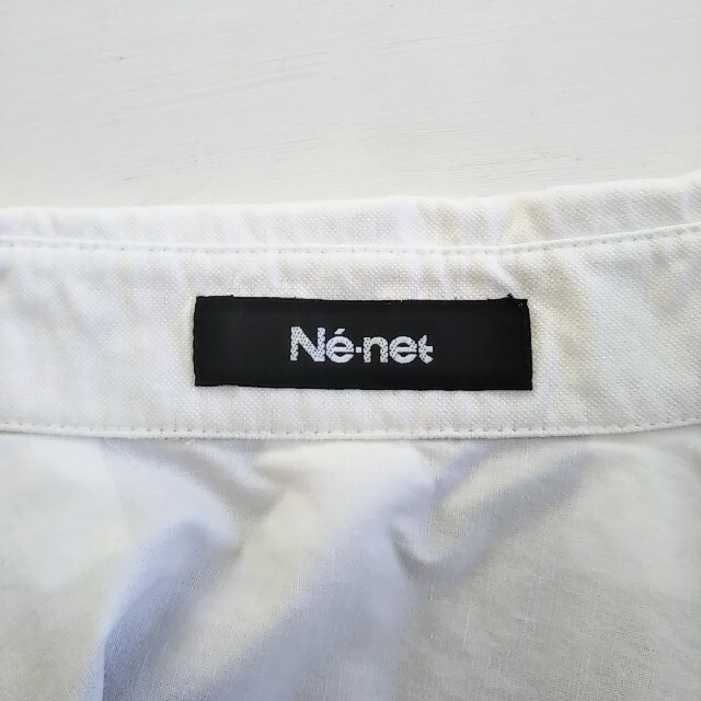 Ne-net(ネネット)の【Ne-net】　ワンピース　チェック　紺　七分袖 レディースのワンピース(ひざ丈ワンピース)の商品写真