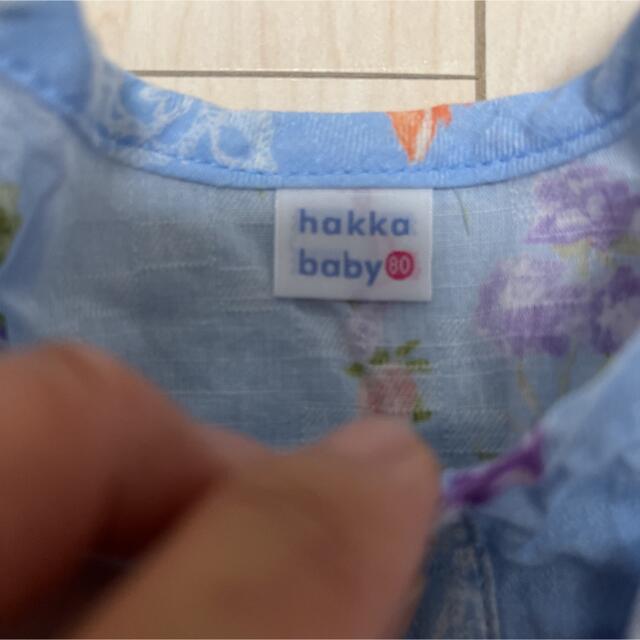 hakka baby(ハッカベビー)の極美品　ハッカベビー　セットアップ　80cm キッズ/ベビー/マタニティのベビー服(~85cm)(その他)の商品写真