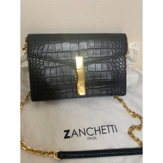 ZANCHETTI(ザンチェッティ)型押しジャバラバッグ-