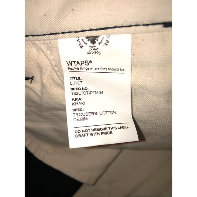 W)taps(ダブルタップス)のWTAPS 132LTDT-PTM04 KHAKI DENIM メンズのパンツ(ワークパンツ/カーゴパンツ)の商品写真