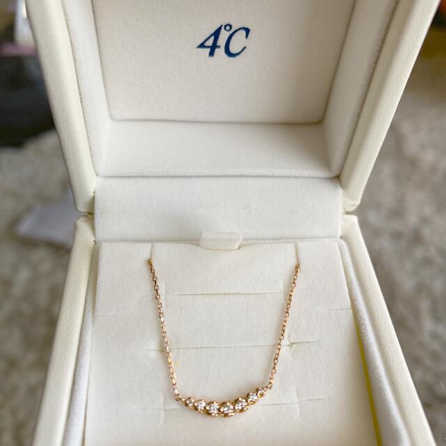4℃ - 【4℃】7石ダイヤモンドラインネックレスの通販 by つん's shop