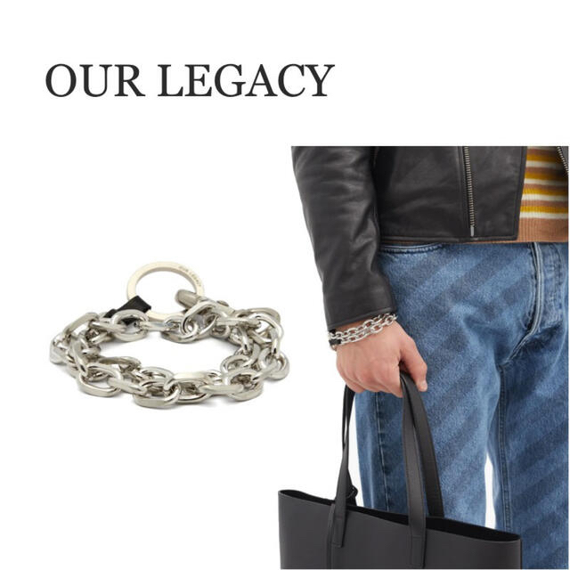 新品　【OUR LEGACY】21aw チャンキーチェーン ブレスレット