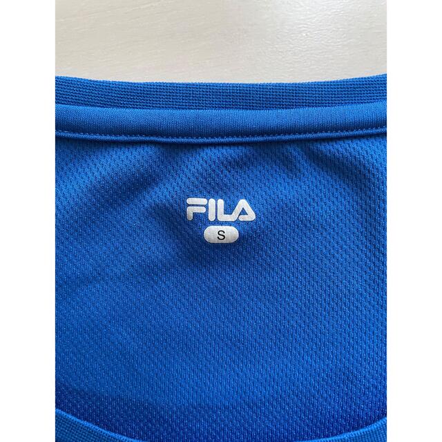 FILA(フィラ)のフィラ テニス ウェア S レディース Tシャツ 半袖 青 FILA スポーツ/アウトドアのテニス(ウェア)の商品写真