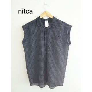 ニトカ(nitca)の【nitca】チェック柄　ノースリーブ　シャツ(シャツ/ブラウス(半袖/袖なし))