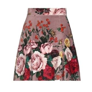 ドルチェアンドガッバーナ(DOLCE&GABBANA)のDOLCE&GABBANA　スカート　ドルガバ　花柄　確実正規品　フローラル(ミニスカート)