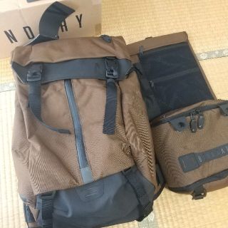 BOUNDARY SUPPLY 多機能バッグ リュック ブラウン