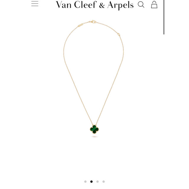 Van Cleef & Arpels(ヴァンクリーフアンドアーペル)の★ぷーもる様専用★ヴァンクリーフアーペルアルハンブラネックレス レディースのアクセサリー(ネックレス)の商品写真