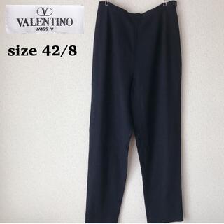 ヴァレンティノ(VALENTINO)のヴァレンティノ　VALENTINO ネイビー　パンツ　サイズ8(カジュアルパンツ)