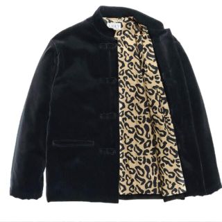 ワコマリア(WACKO MARIA)のWACKO MARIA VELVET KUNG-FU JACKET 黒　XL(ブルゾン)