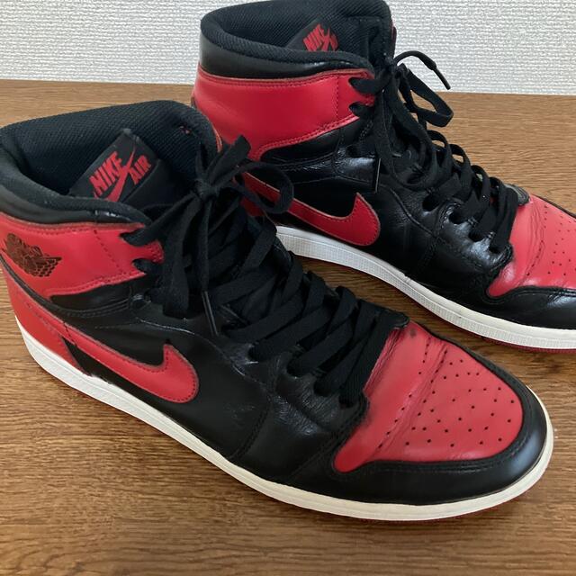 NIKE AIR JORDAN 1 BRED 2013年製 US11 29cm - スニーカー