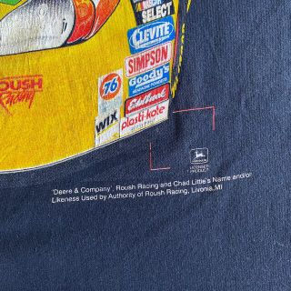 Tシャツ/カットソー(半袖/袖なし)00s NASCAR Chad Little Tee XXL ナスカー Tシャツ