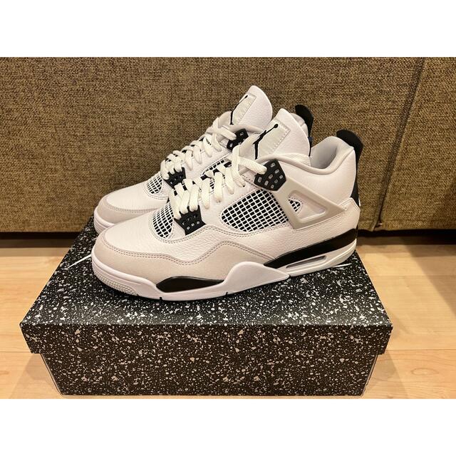 あすつく】 NIKE - Aj4 Nike Air Jordan 4 Military Black スニーカー