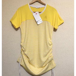 ルコックスポルティフ(le coq sportif)の☆新品☆ルコック スポルティフ 2WAY 半袖 ロング Tシャツ チュニック L(Tシャツ(半袖/袖なし))