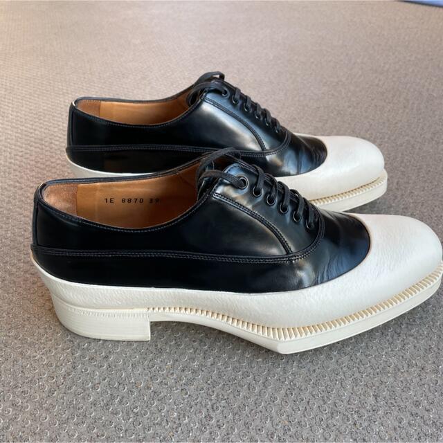 PRADA - 名作 PRADA 2012AW ラバーソールシューズ サイズ39の PRADA - 名作 PRADA 2012AW ラバーソールシューズ サイズ39の