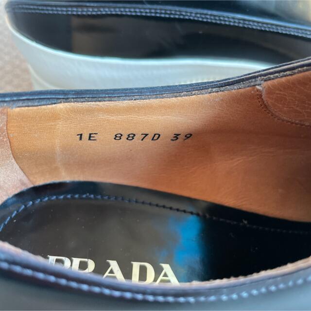 PRADA - 名作 PRADA 2012AW ラバーソールシューズ サイズ39の PRADA - 名作 PRADA 2012AW ラバーソールシューズ サイズ39の