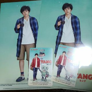 アラシ(嵐)の二宮和也さん主演　TANGタング　ムビチケ　特典クリアファイル　フライヤー各２枚(アイドルグッズ)