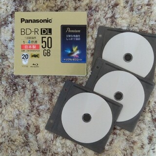 パナソニック(Panasonic)の☆新品☆Panasonic1回録画用 Blu-ray Disc50GB×4枚(ブルーレイレコーダー)