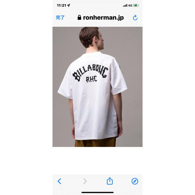 Tシャツ/カットソー(半袖/袖なし)Billabong コラボRHC Tシャツ