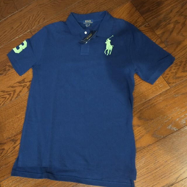 POLO RALPH LAUREN(ポロラルフローレン)のポロラルフローレン ビッグポニーポロシャツ ボーイズXL 大人M~L 紺 メンズのトップス(ポロシャツ)の商品写真