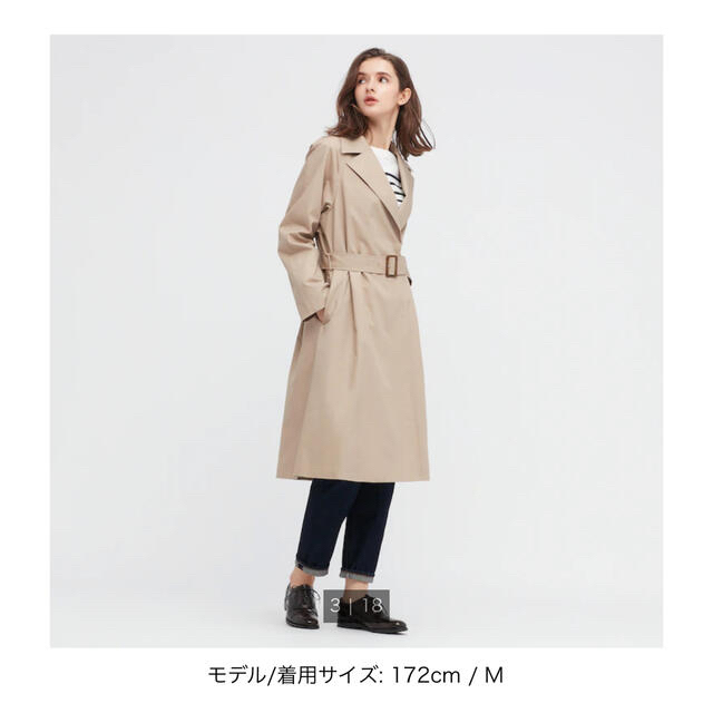 UNIQLO(ユニクロ)のユニクロ トレンチコート レディースのジャケット/アウター(トレンチコート)の商品写真