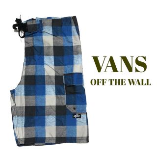 ヴァンズ(VANS)の【古着】VANS バンズ　チェック柄《ハーフパンツ㉒》38インチ(ショートパンツ)