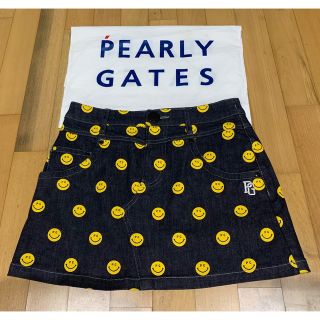 パーリーゲイツ(PEARLY GATES)のパーリーゲイツ ・ニコちゃんが可愛いスカート   0サイズ(ウエア)